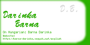 darinka barna business card